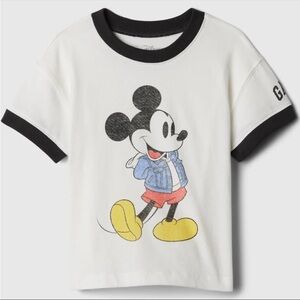 GAP x Disney Mickey Mouse Ringer Tee NWT 4T